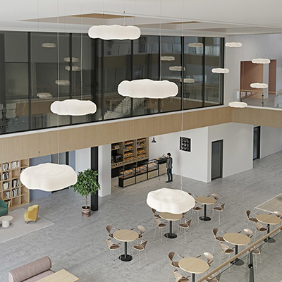 Designplan Lighting, Inc. | Cloud LED Pendant, 40.7″ x 39.7″, 30W / 54W ...