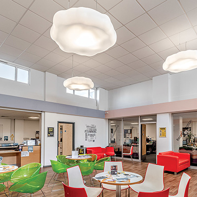 Designplan Lighting, Inc. | Cloud LED Pendant, 40.7″ x 39.7″, 30W / 54W ...